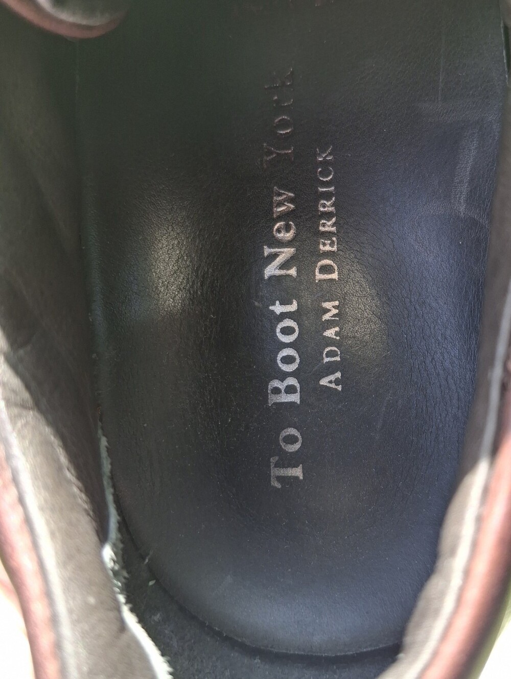 To Boot New York Men's Pescara Dark Brown Burnished Calf Low Top Sneaker Sz 9.5 - Picture 7 of 10